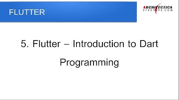 Flutter-Tutorial Part5- Introduction to Dart Programming