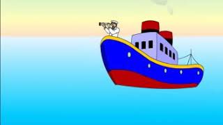 Deep Deep Deepmy Blue Ship Sailing In The Water Deep Deep Deep