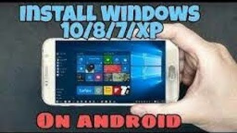 How To Install/Run WINDOWS 10/8.1/8/7/XP on Android Phone || by TECHDEMON ||