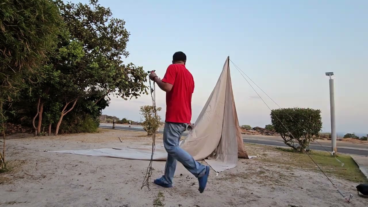 กางทาร์ป Vidalido Tarp Monster Canopy Pro  400x400 CM ครั้งแรก จากเวลาจริง 40นาที😂😂