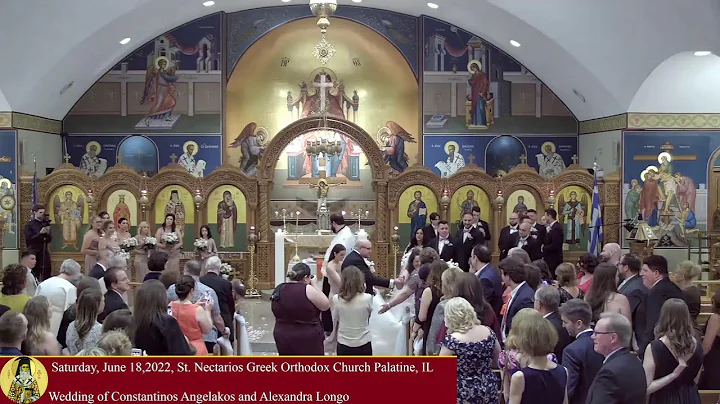 Wedding of Constantinos Angelakos and Alexandra Lo...