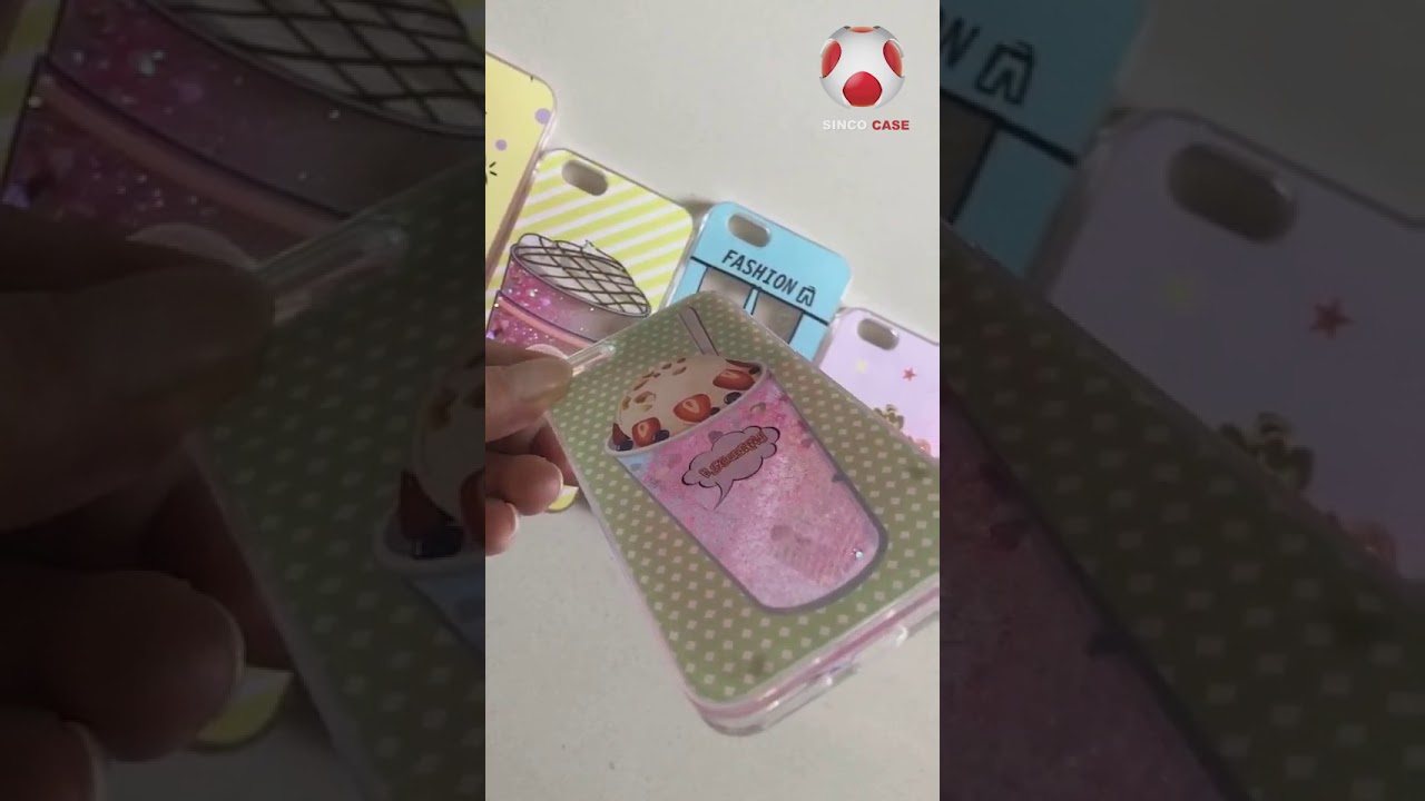 liquid heart phone case /  iphone case custom china