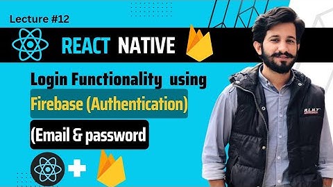 Login authentication in react native using firebase in Hindi | Email & password authentication