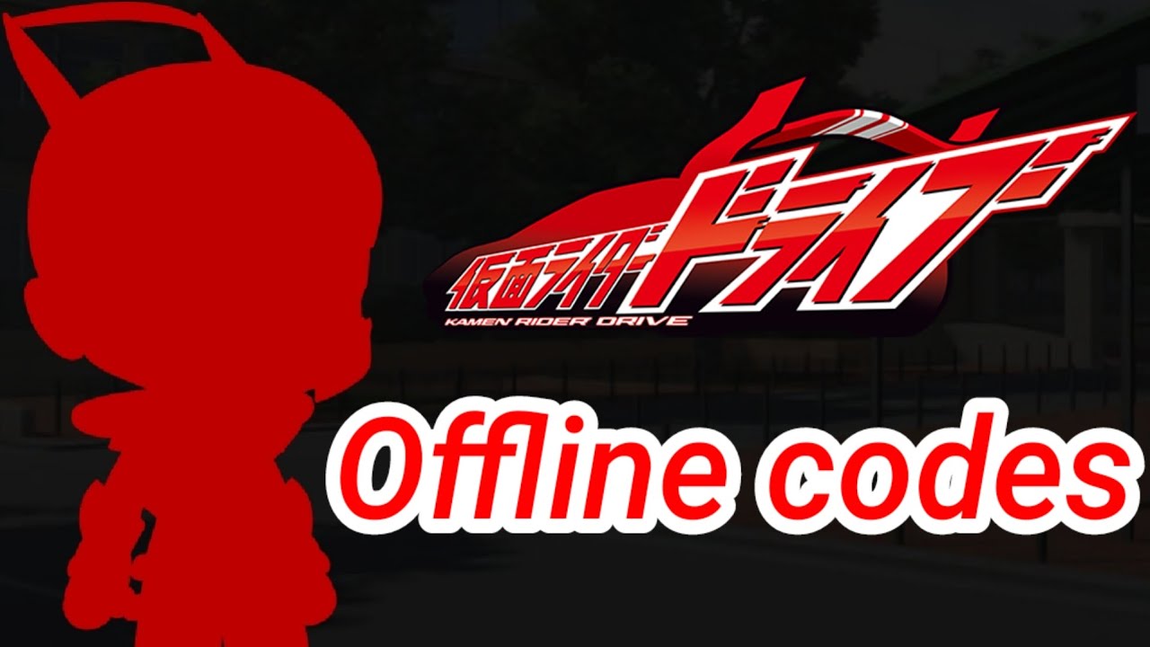 Kamen rider Drive for offline codes in Gacha club - YouTube