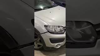 Renault Logan -ремонт до и после