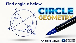 Simplified Solution on Circle Geometry || Step-by-step Tutorial