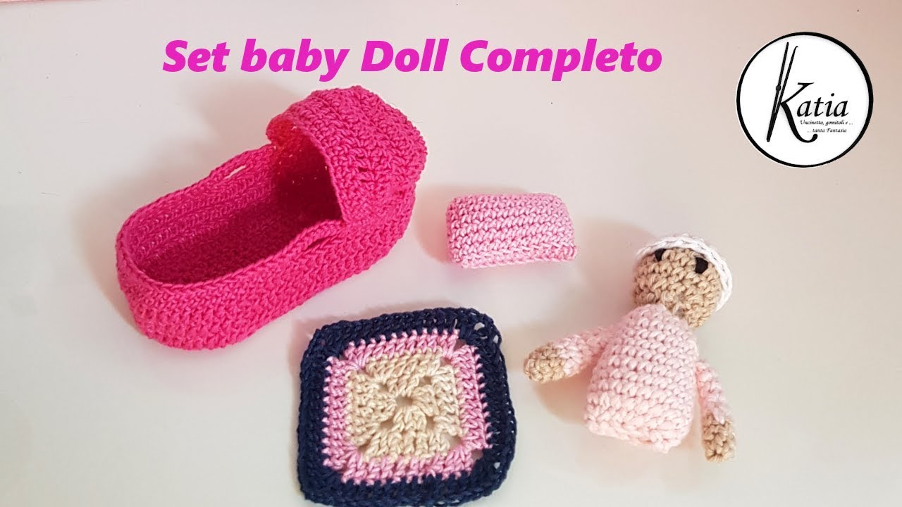 Tutorial uncinetto Set mini baby doll 1° parte