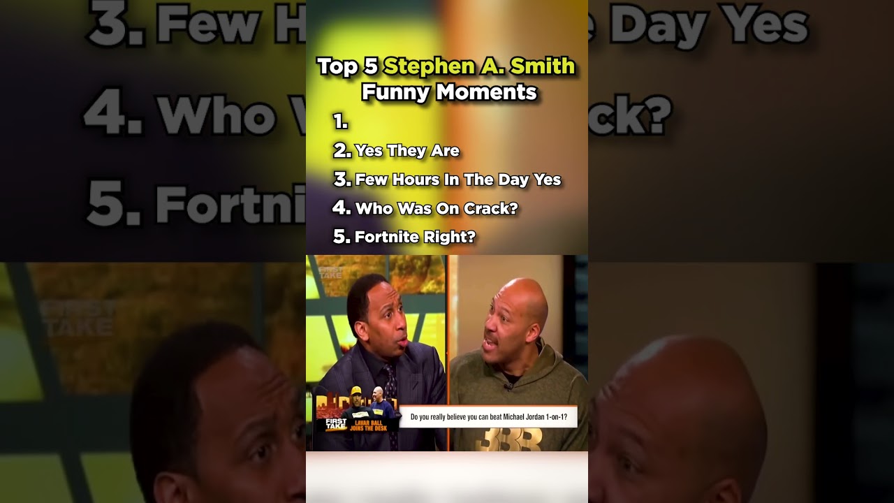 Stephen A. Funny Moments 