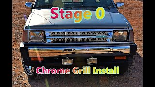 Match Highlights b2k Chrome Grill Install (87 Mazda B2000)