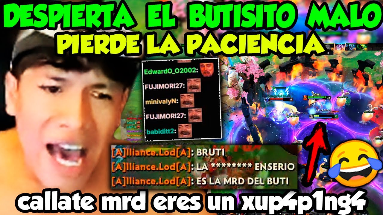 TREMENDA P3LEA DE BURROS🤣BUTI NO SOPORTA VER COMO LE VOLTEAN EL DOTA Y SUELTA AL BUTISITO MALO😱