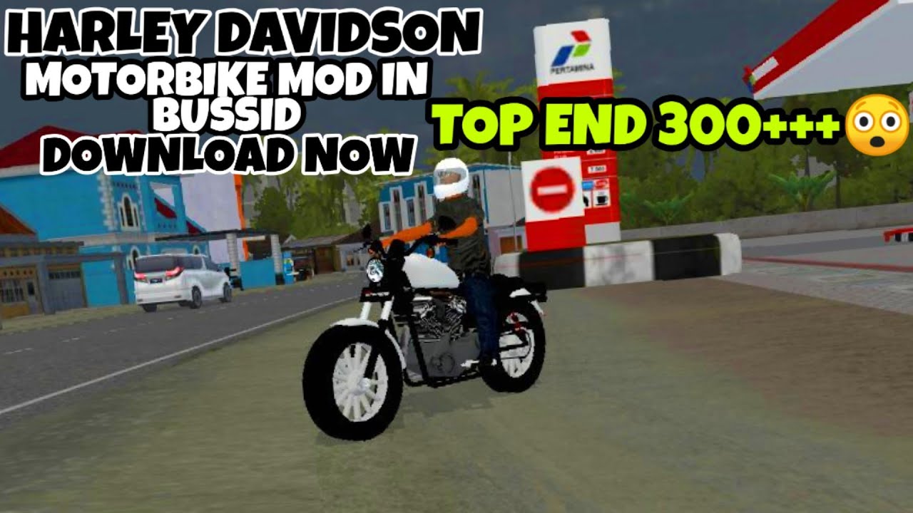 55 Harley Davidson Bike Mod For Bussid  Free