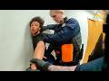 22 year old Psycho Karen SLAPS Officer and gets SMASHED TO THE GROUND