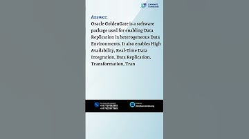 #shorts What is Oracle GoldenGate ?