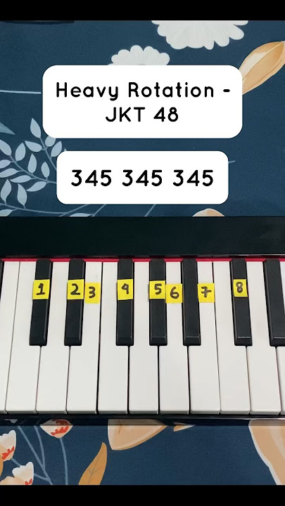 Download lagu Heavy Rotation - JKT 48 (Easy Tutorial) #tutorial #music #shorts