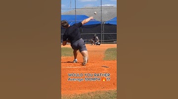 100 MPH or 94MPH #pitchingtips #pitcher #fastball #pitchingdrills #pitching #90mph #100mph #pitch