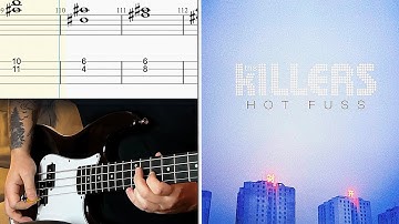 The Killers – Mr. Brightside BASS COVER with TABS (Standard Tuning)
