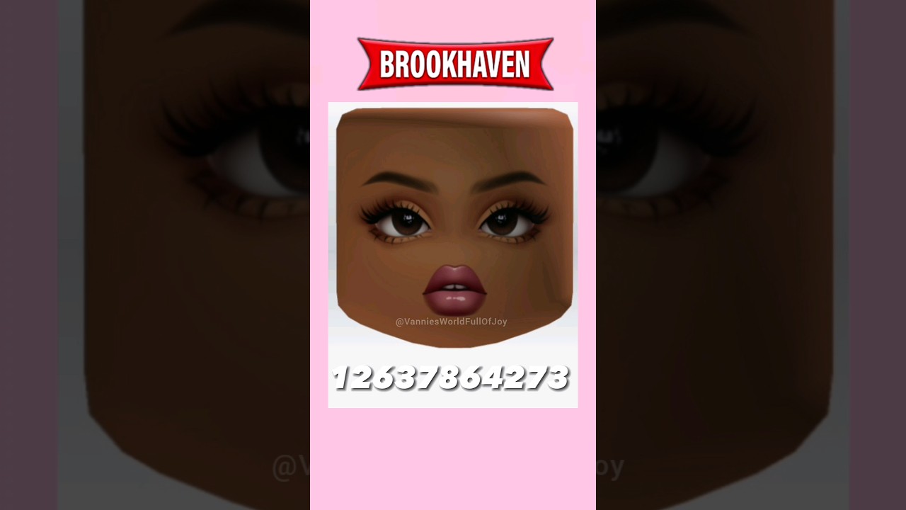 How To Add Face ID Codes + 5 Face ID Codes For Brookhaven RP