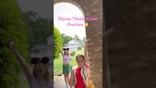Disney themed cheer practice #cheer #allstar #winniethepooh #ariel #backspot  #flyer #base