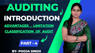 Auditing | Advantages | Limitations | Audit | Classification of Audit  | Part-4 | Frauds Types |
