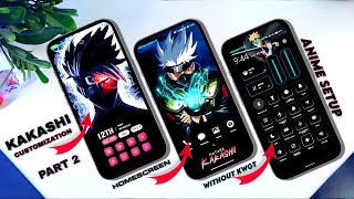 Kakashi Hatake Full Customization With Miui Themes 🔥 Miui 13/14 Latest Themes ⚡Anime Themes Part 2 screenshot 4