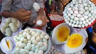 This Man Sells Extremely Healthy Street Boiled Egg  Siddo Dim! Extreme Eggs peel Skills! #BdFood