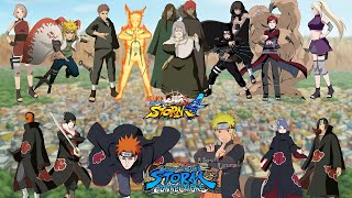 NARUTO AKATSUKI SASUKE SAKURA GAARA SASORI 🔥🔥 | NARUTO ULTIMATE NINJA STORM CONNECTION