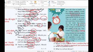 TIẾNG ANH LỚP 6 RIGHT ON (UNIT 3) 3 PROGRESS CHECK (PHẦN 1)