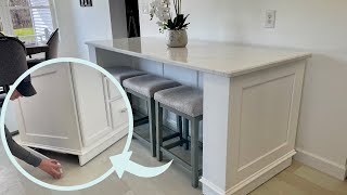 Building a Kitchen Island.. on hidden wheels!?