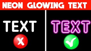How to make Neon glowing text in pixellab app screenshot 2