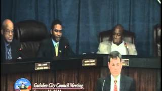 Gadsden Alabama City Council Meeting - 1/15/13