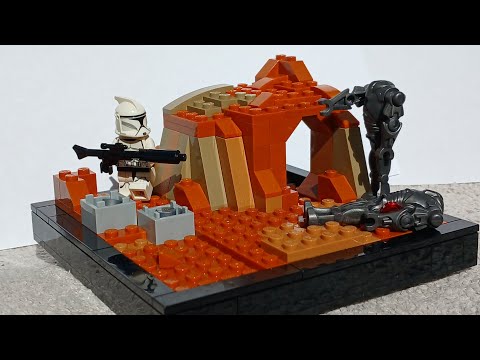 Видео: Обзор на LEGO Star Wars - Battle of Geonosis Diorama MOC #starwars #обзор #рекомендации #диорама