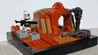 Обзор на LEGO Star Wars - Battle of Geonosis Diorama MOC #starwars #обзор #рекомендации #диорама