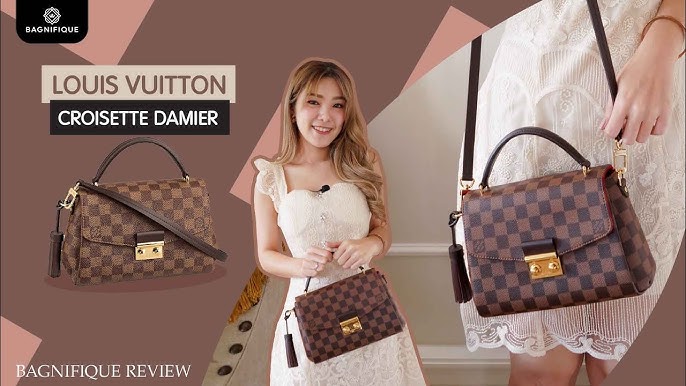 Louis Vuitton Croisette Damier Ebene Handbag Unboxing and Review