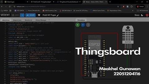 Thingsboard - Mata Kuliah Internet of Things - Meakhel Gunawan