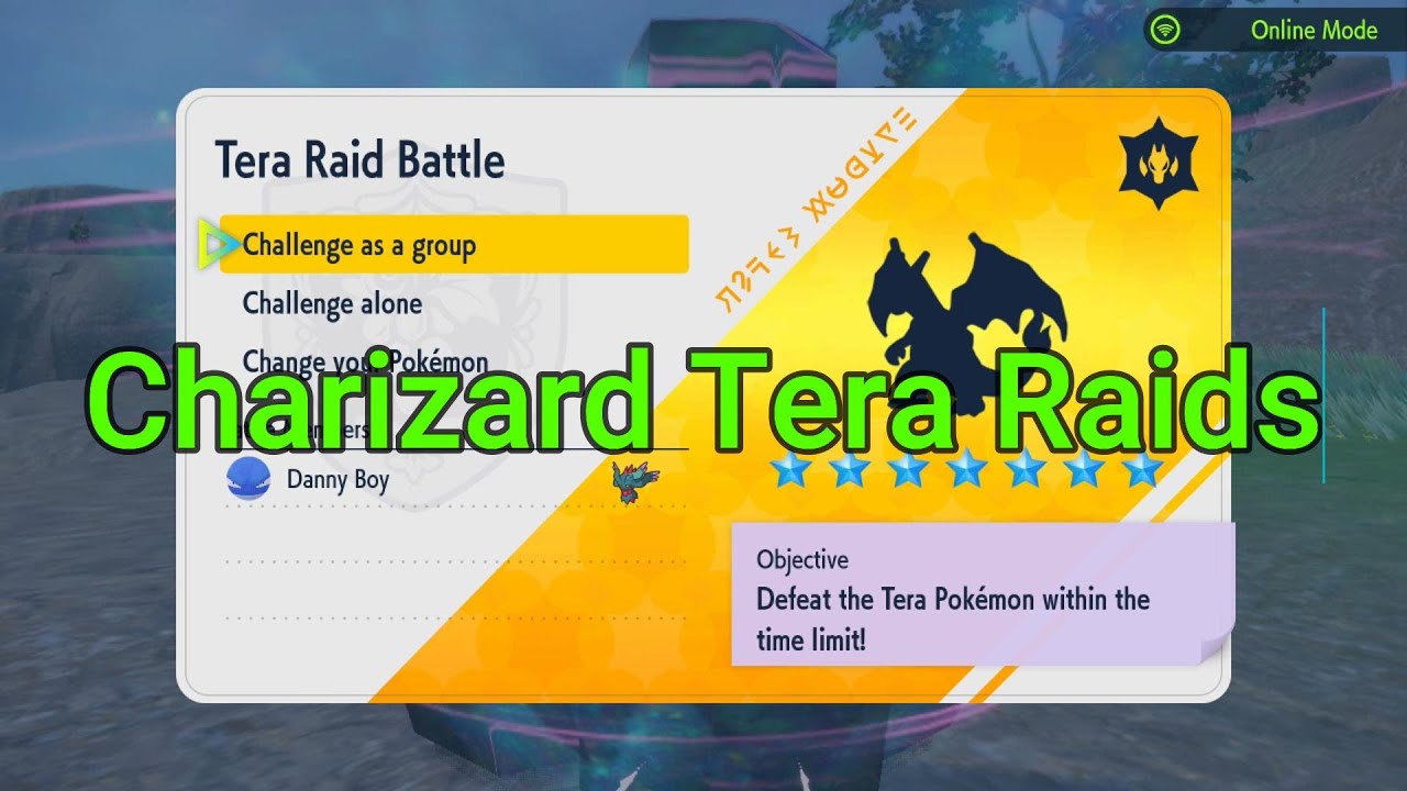Pokemon Violet Stuff - Ability Patch Charizard Tera Raid Farm (6iv ditto raid time stamp 