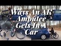 Ways An AK Amputee Can Get In a Car