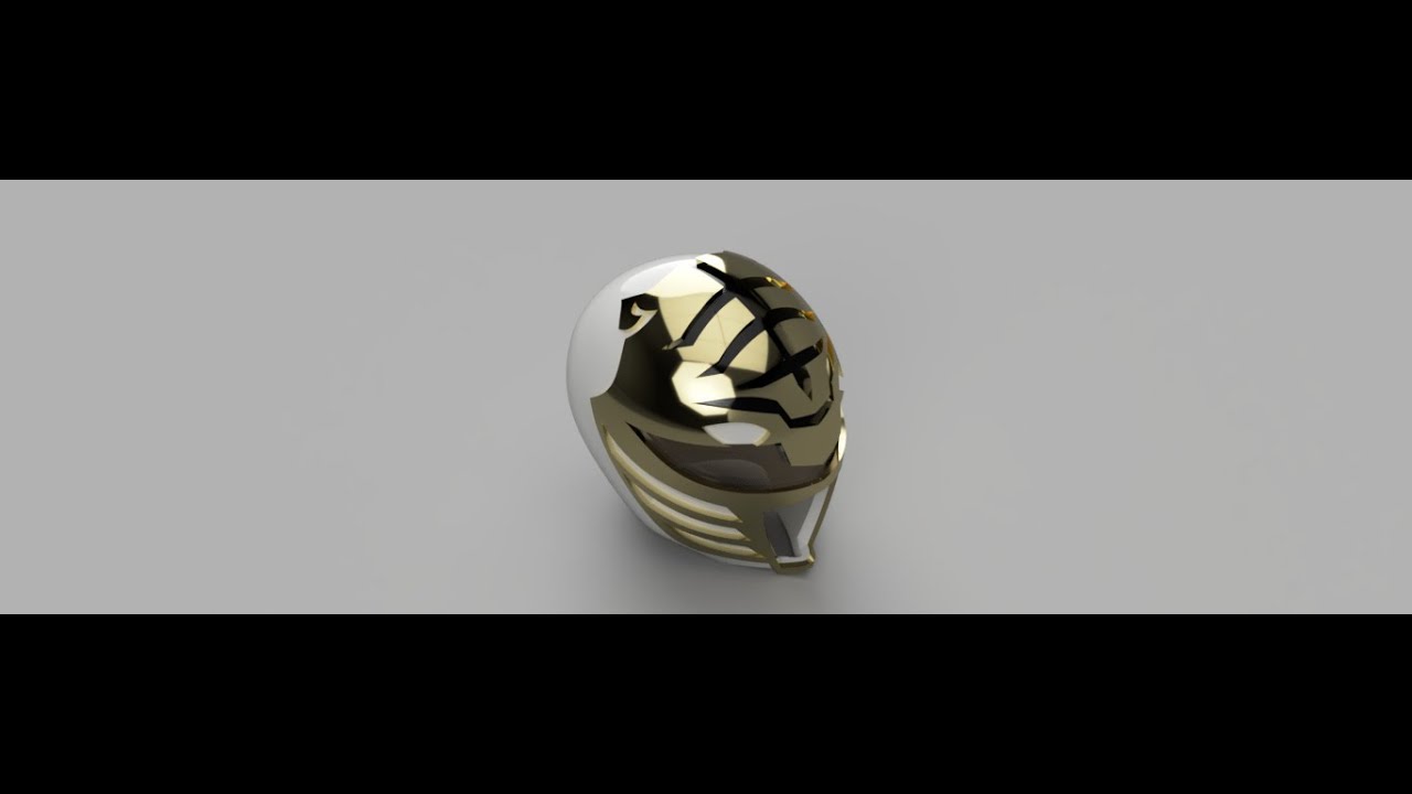 White Ranger Helmet by JC 1nventor