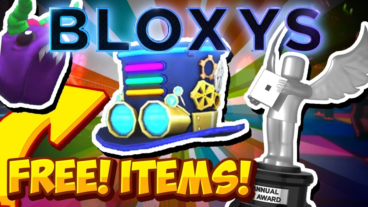 Roblox Bloxys 2020 Live Show Bloxys Free Items In Roblox Youtube