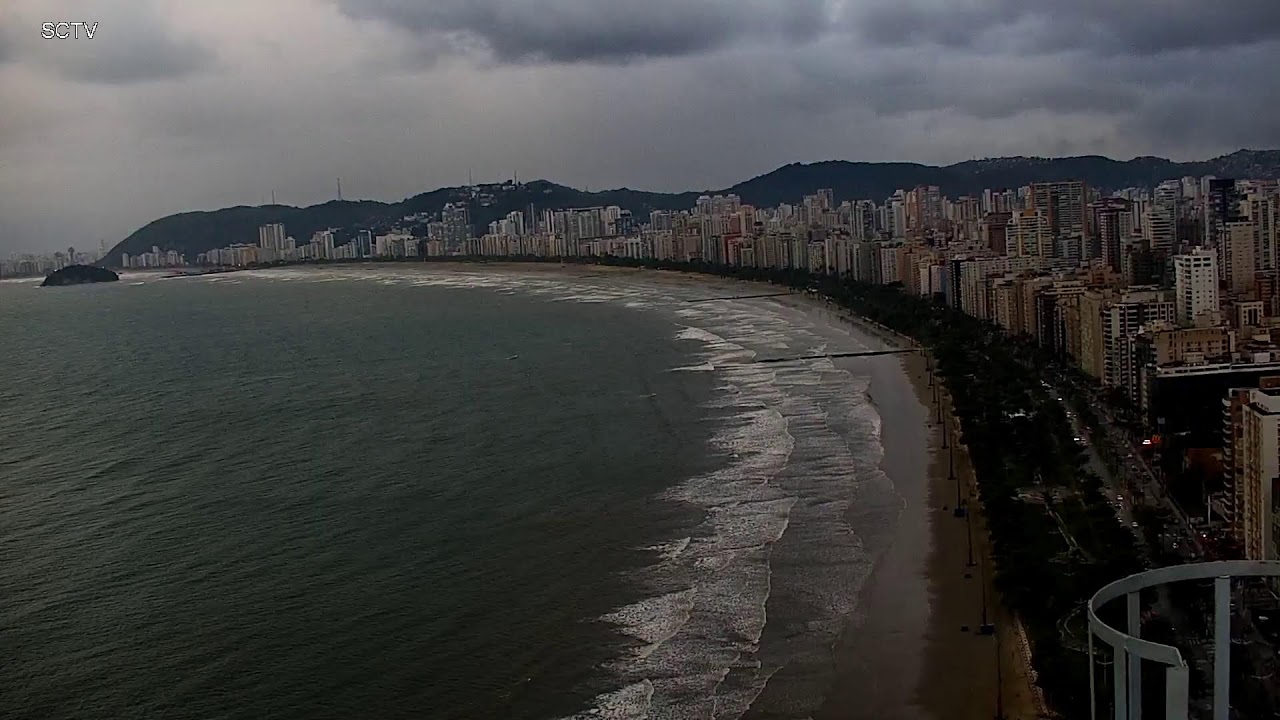 Praia de Santos Waterfront Live live camera thumbnail