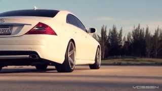 Mercedes Benz CLS500 on 20  Vossen VVS CV3 Concave Wheels   Rims