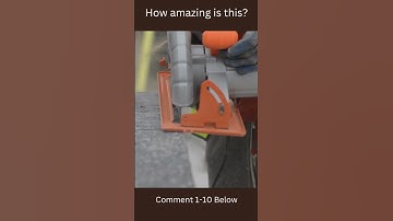 How satisfying is this woodworking circular saw? Flying Sawdust! #shorts