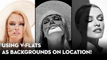 Using V-Flats as Backgrounds on Location