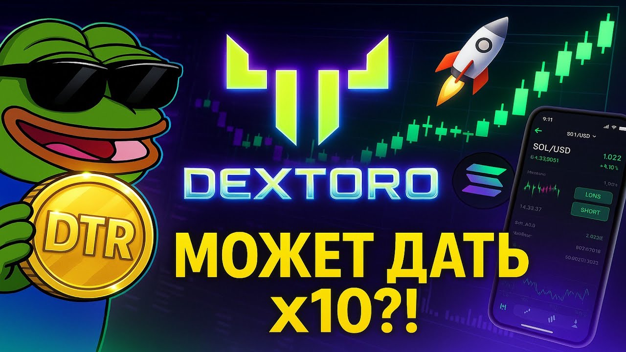🔥 DEXTORO: DTR УЖЕ НА СТАРТЕ! УСПЕЙ ЗАЙТИ ДО ТОГО КАК ВЗЛЕТИТ! - YouTube