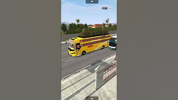 Orange Travels In Bus simulator Indonesia #shorts #ytshorts