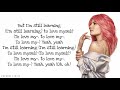 Halsey  still learning lyrics