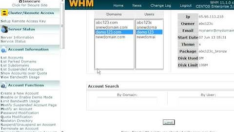 Hostsary.com WHM Tutorial Video - How to limit bandwidth usage in WHM