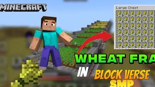 I Built a Massive Wheat Farm in BlockVerse SMP!