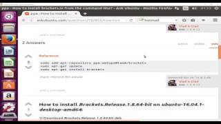 ¿cómo instalar brackets en ubuntu?