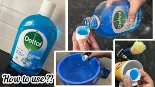 How to use Dettol Disinfectant Liquid | Dettol Disinfectant Liquid Review & Demo