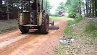 1964 Maintainer grading road. Narrated by Emma
